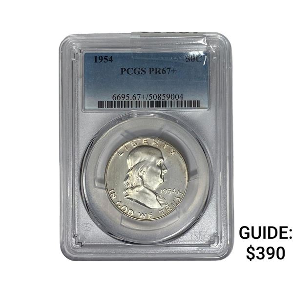 1954 Franklin Half Dollar PCGS PR67+