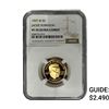 Image 1 : 1997-W $5 Gold Jackie Robinson NGC PF70 ULTRA CAMEO