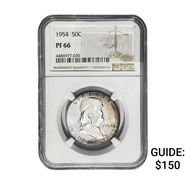 1954 Franklin Half Dollar NGC PF66