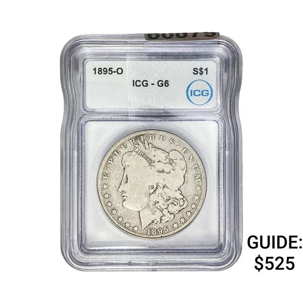 1895-O Morgan Silver Dollar ICG G6