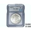 Image 1 : 1882-CC Morgan Silver Dollar ICG MS63