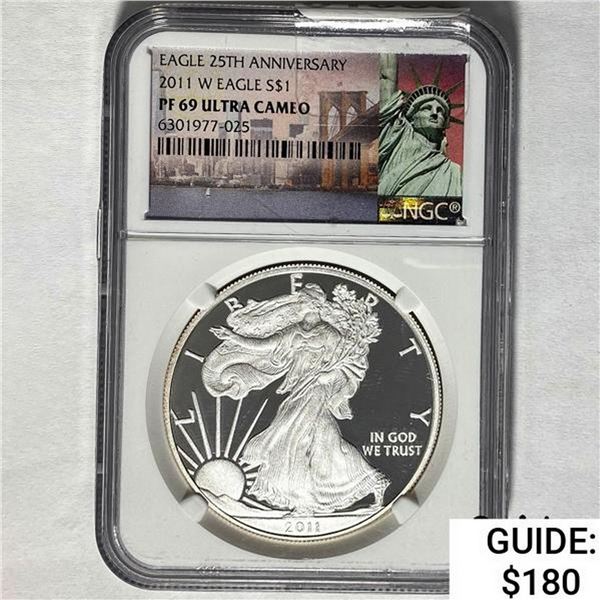 2011-W Silver Eagle NGC PF69