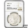 Image 1 : 1882-S Morgan Silver Dollar NGC MS65