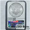 Image 2 : 1992 Silver Eagle NGC MS69
