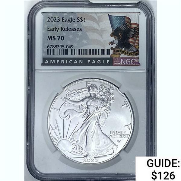 2023 Silver Eagle NGC MS70