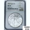 Image 1 : 2024 Silver Eagle NGC MS70