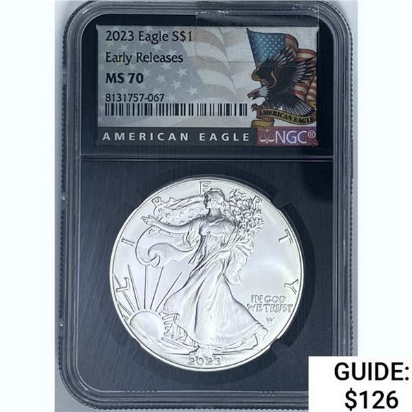 2023 Silver Eagle NGC MS70