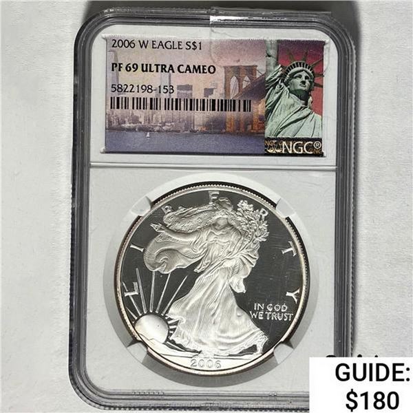 2006-W Silver Eagle NGC PF69 ULTRA CAMEO