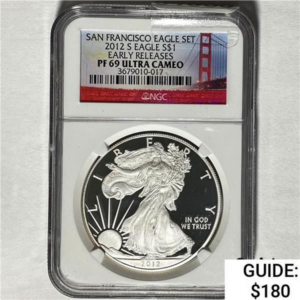 2012-S Silver Eagle NGC PF69 ULTRA CAMEO
