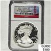 Image 1 : 2012-S Silver Eagle NGC PF69 ULTRA CAMEO