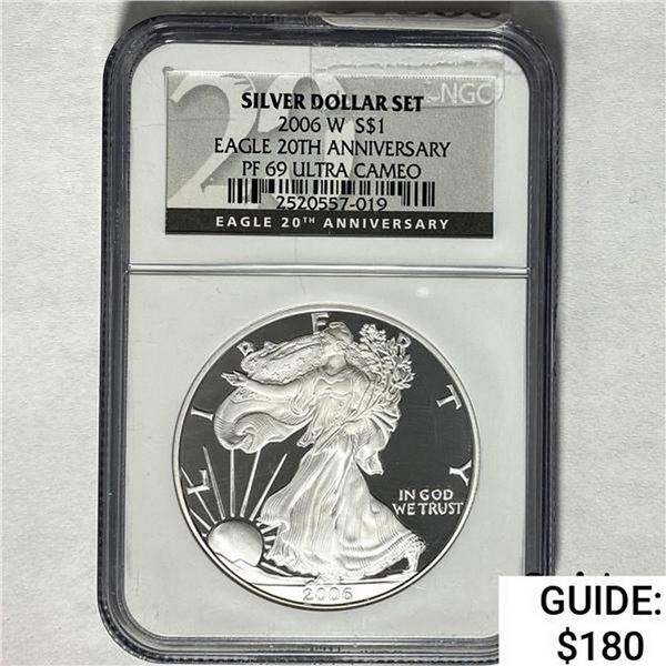 2006-W Silver Eagle NGC PF69 ULTRA CAMEO