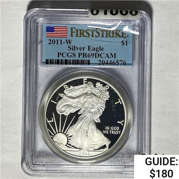 2011-W Silver Eagle PCGS PR69 DCAM