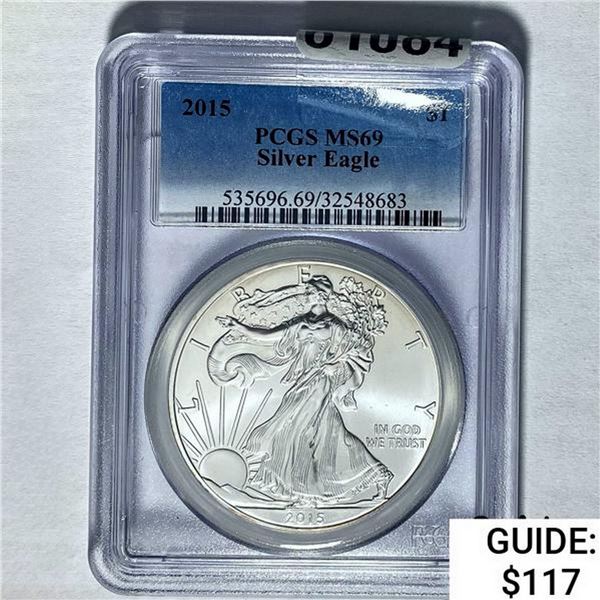 2015 Silver Eagle PCGS MS69