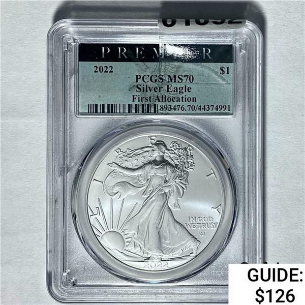 2022 Silver Eagle PCGS MS70