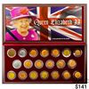 Image 1 : Queen Elizabeth 2nd 20 coin set box