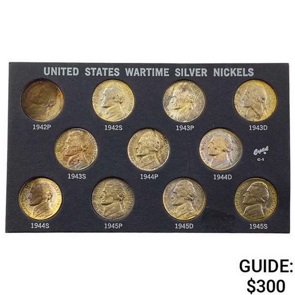 [11]1942-1945 U.S. Wartime SIlver Nickles