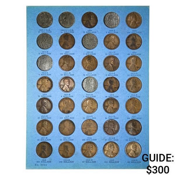 1909-1945 Lincoln Head Cent Album [94] Cents