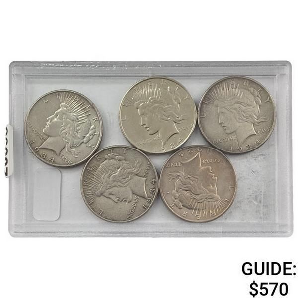 [5]1934 Silver Peace Dollar