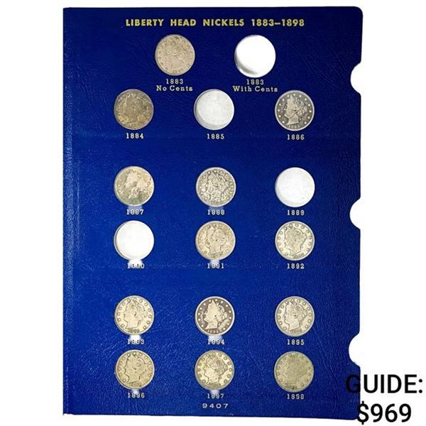 1883-1912 Liberty Nickels Album [29] Coins
