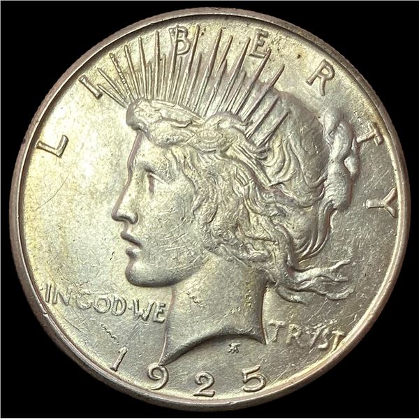 1925-S Silver Peace Dollar NICELY CIRCULATED