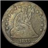 Image 1 : 1875-CC Seated Liberty Quarter NICELY CIRCULATED