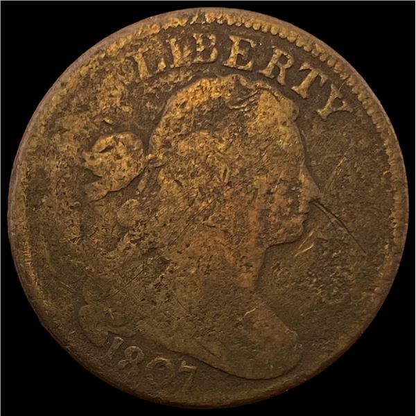 1807 Draped Bust Large Cent NICELY CIRCULATED