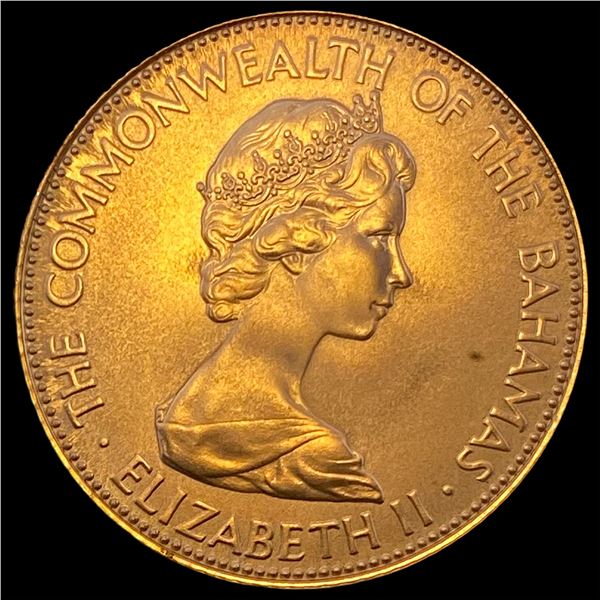 1973 .2515oz Gold Bahamas 50 Dollars GEM PROOF