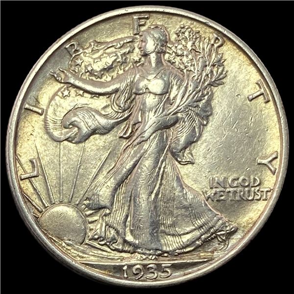 1935-S Walking Liberty Half Dollar CLOSELY UNCIRCULATED