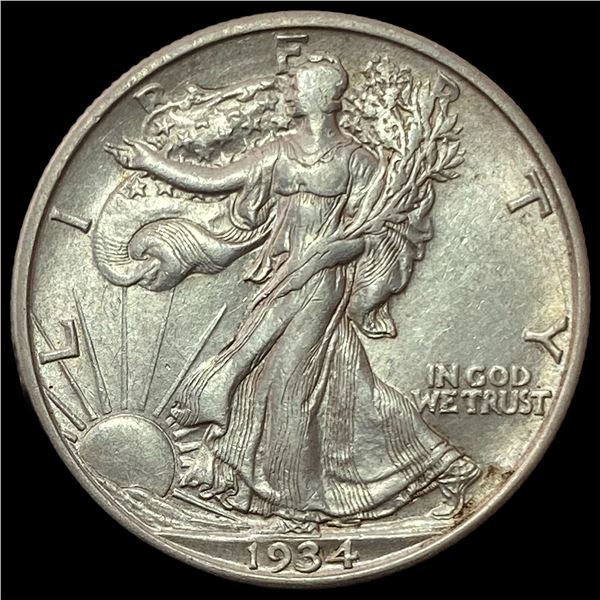 1934-D Walking Liberty Half Dollar CLOSELY UNCIRCULATED