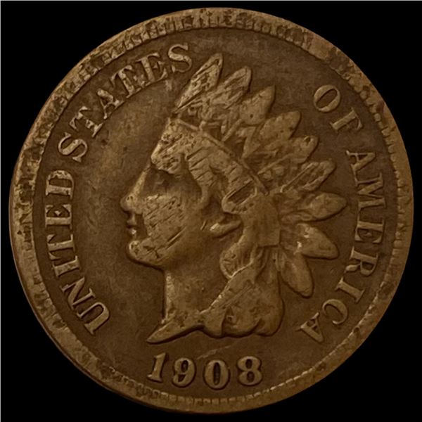 1908-S Indian Head Cent NICELY CIRCULATED