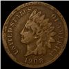 Image 1 : 1908-S Indian Head Cent NICELY CIRCULATED