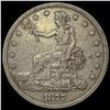 Image 1 : 1877 Silver Trade Dollar NEARLY UNCIRCULATED