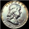 Image 1 : 1955 Franklin Silver Half Dollar CHOICE PROOF