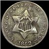 Image 1 : 1852 Silver Three-Cent Piece LIGHTLY CIRCULATED