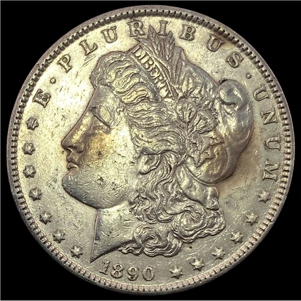 1890-CC Silver Morgan Dollar CLOSELY UNCIRCULATED