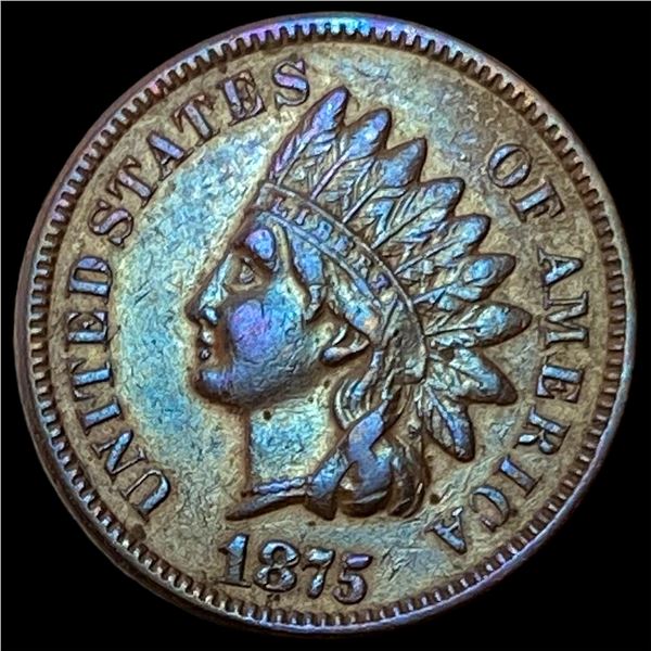 1875 Indian Head Cent CLOSELY UNCIRCULATED