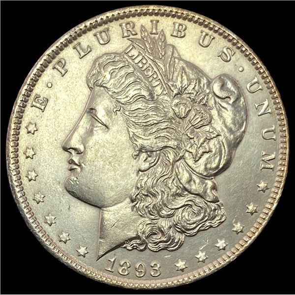 1893 Silver Morgan Dollar CHOICE BU