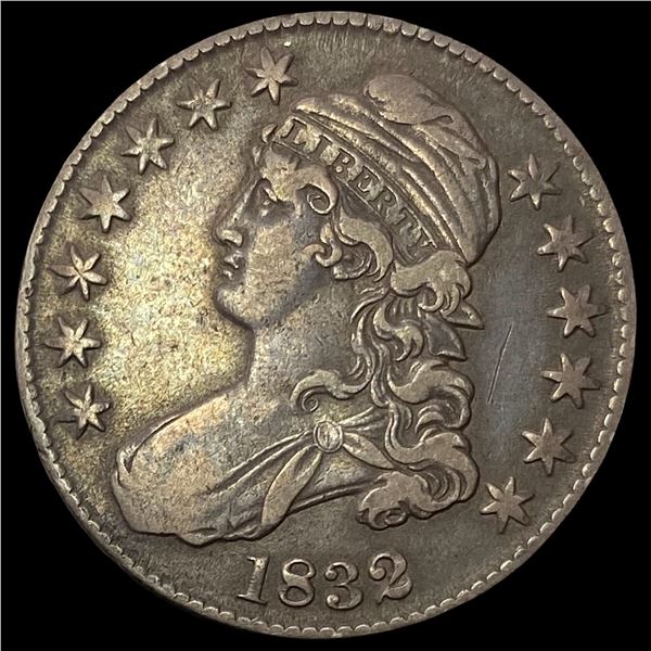 1832 Capped Bust Half Dollar NEARLY UNCIRCULATED