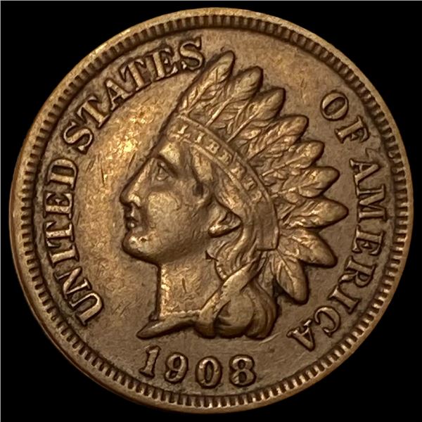 1908-S Indian Head Cent NEARLY UNCIRCULATED