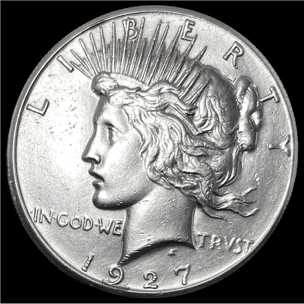 1927 Silver Peace Dollar CLOSELY UNCIRCULATED