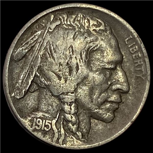 1915-D Buffalo Nickel NEARLY UNCIRCULATED