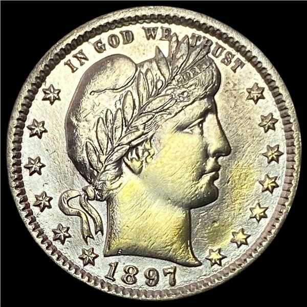 1897-O Barber Quarter UNCIRCULATED