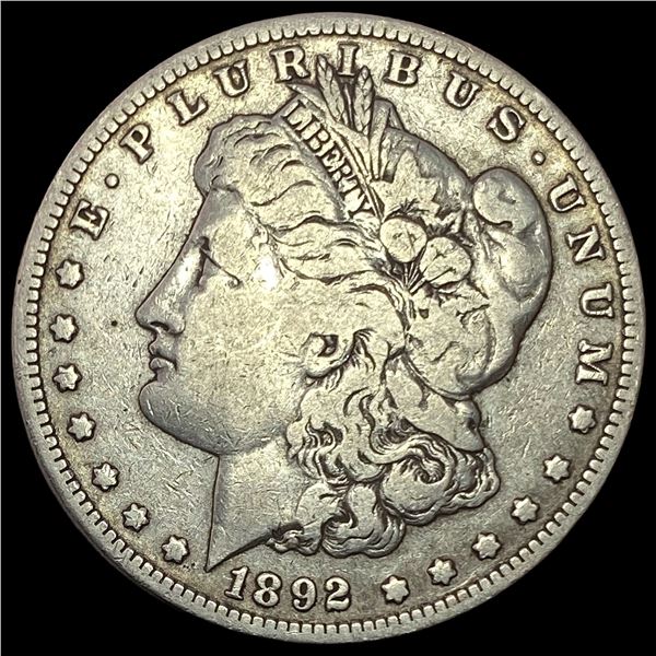 1892-S Silver Morgan Dollar LIGHTLY CIRCULATED