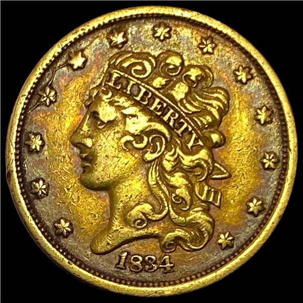 1834 Gold $5 Half Eagle CLOSELY UNCIRCULATED