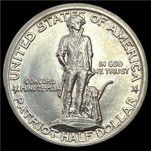 1925 Silver Lexington-Concord Half Dollar GEM BU