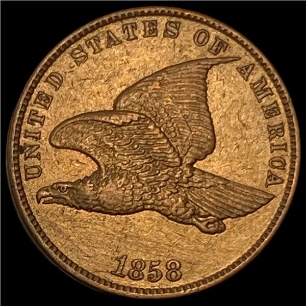 1858 Flying Eagle Cent CLOSELY UNCIRCULATED