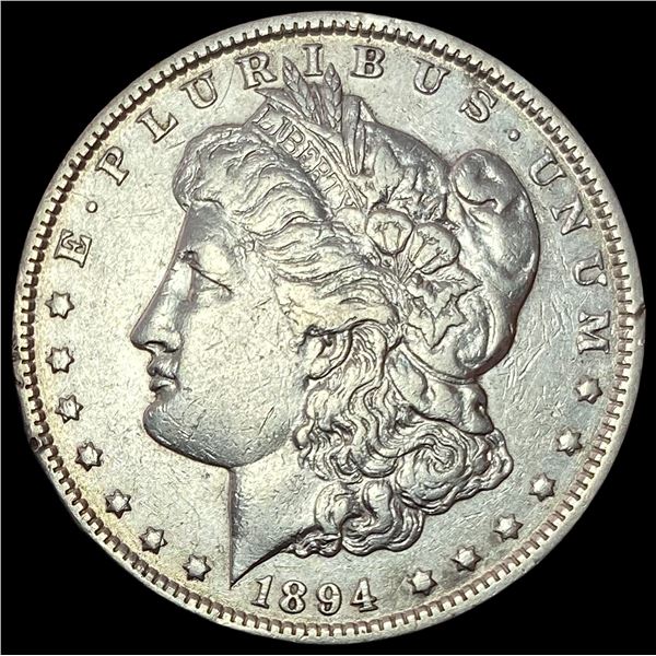 1894-O Silver Morgan Dollar NEARLY UNCIRCULATED