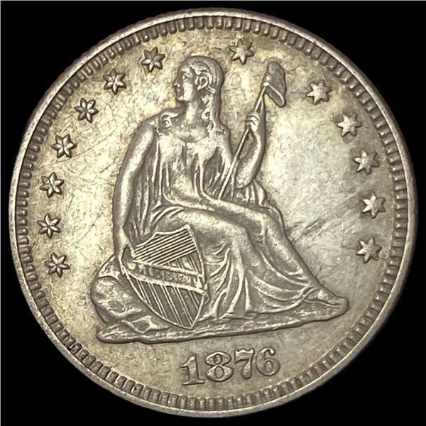 1876 Seated Liberty Quarter CLOSELY UNCIRCULATED