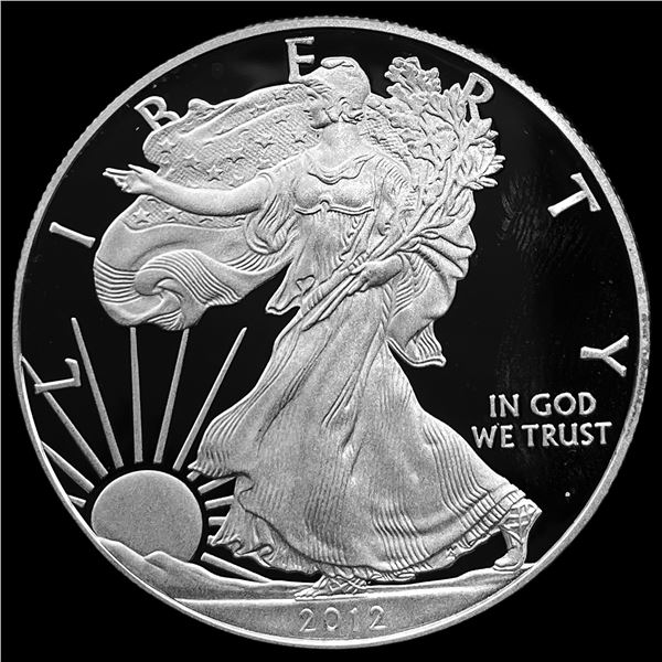 2012-S Silver American Eagle Proof $1 GEM PROOF