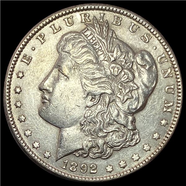 1892 Silver Morgan Dollar CLOSELY UNCIRCULATED